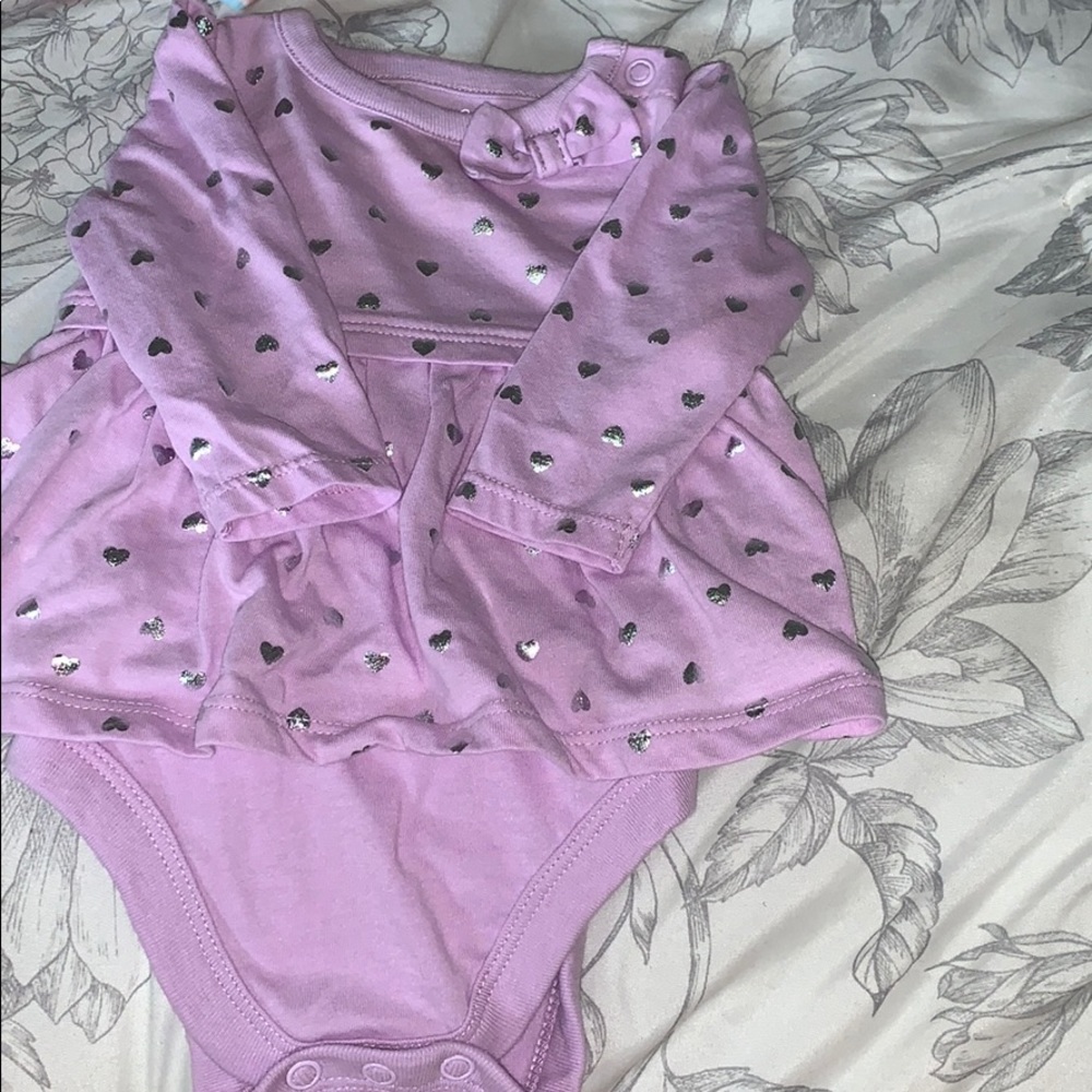 Purple long sleeve Onesie